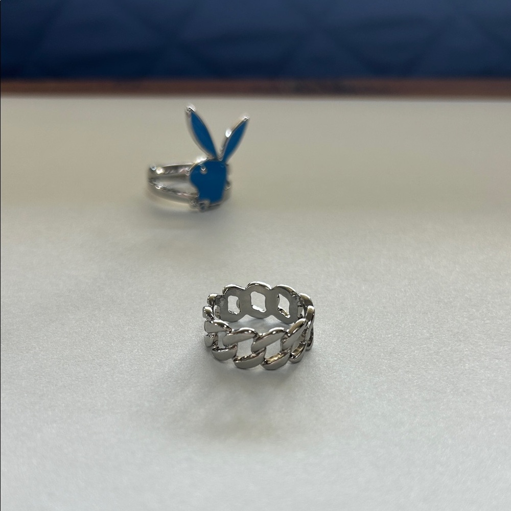 Silver Chain Link Ring